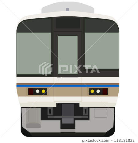 Pixel art style Tokaido Main Line/Kosei Line 221 series (renovated vehicle) 118151822