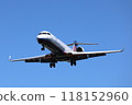 Airplane landing 118152960