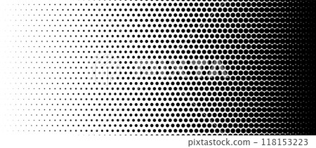 halftone pattern. Halftone dots background. Vector illustration 118153223