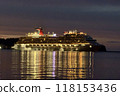 Illuminated cruise ship 118153436