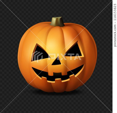 Pumpkin with cutouts for halloween Pumpkin with cutouts for halloween 118153823