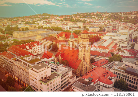 Stiftskirche church in Stuttgart, Germany, travel destination Stiftskirche church in Stuttgart, Germany, travel destination 118156001