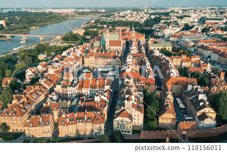Old city in Warsaw, travel destinations European concept Old city in Warsaw, travel destinations European concept 118156011