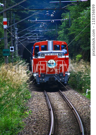 A push-pull train heads to Minamiaizu in early autumn... DL Daiki "Minamiaizu" 118156699