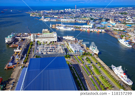 Toki Messe: View towards Sado Kisen from the Befco Bakauke Observation Room Toki Messe: View towards Sado Kisen from the Befco Bakauke Observation Room 118157299