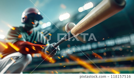 High energy moment: A baseball on fire soaring through air with players , capturing the essence of the excitement and power of baseball, highlighted by the striking image of a flaming ball in motion High energy moment: A baseball on fire soaring through air with players , capturing the essence of the excitement and power of baseball, highlighted by the striking image of a flaming ball in motion 118157516