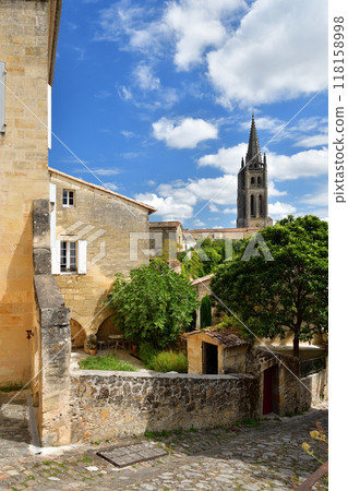The beautiful medieval town of Saint-Emilion in Bordeaux, France, on August 15, 2024. The beautiful medieval town of Saint-Emilion in Bordeaux, France, on August 15, 2024. 118158998