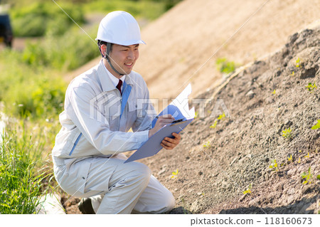 Civil engineering construction management and ground investigation 118160673