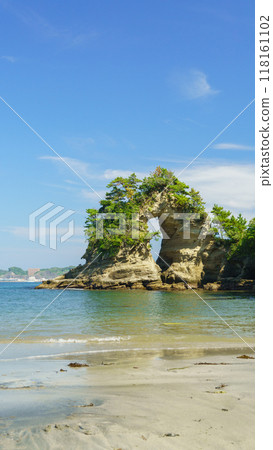 [Katsuura City, Chiba Prefecture] Onaura, Megane Rock 118161102