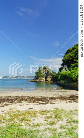 [Katsuura City, Chiba Prefecture] Onaura, Megane Rock 118161104