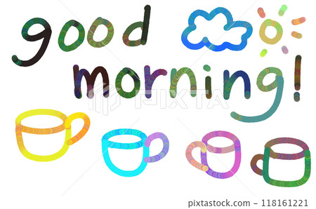 Colorful hand-drawn watercolor alphabet set Colorful hand-drawn watercolor alphabet set 118161221