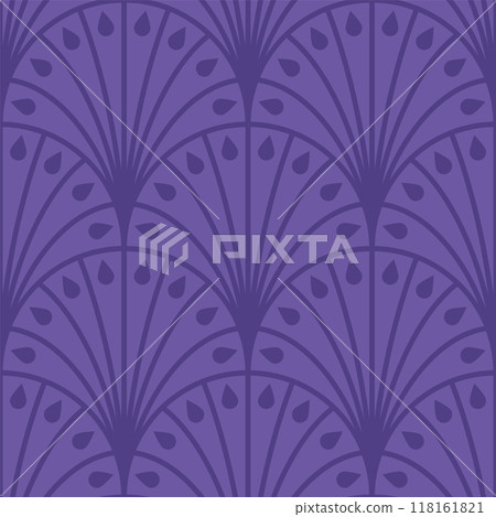 亞洲風格的無縫模式。壁紙. 118161821