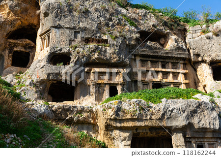 Tlos stone tombs settlement Tlos stone tombs settlement 118162244