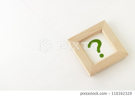 Framed question mark symbol Framed question mark symbol 118162329