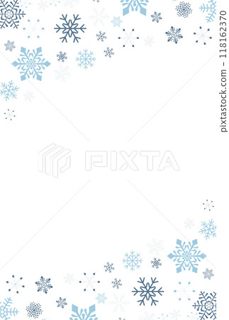 Snow Christmas winter light background 118162370