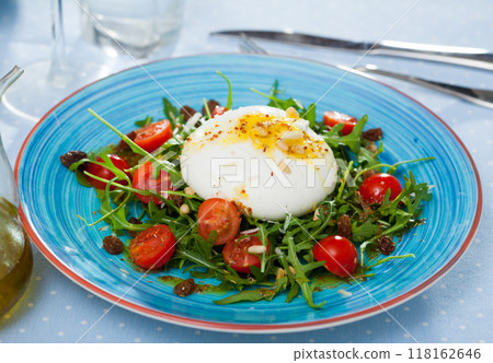 Burrata cheese salad 118162646