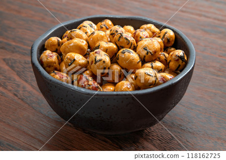 Traditional Japanese snack: bean confectionery Traditional Japanese snack: bean confectionery 118162725