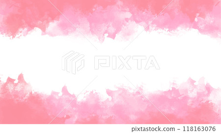 Abstract pink watercolor background.Hand painted watercolor. vector 118163076