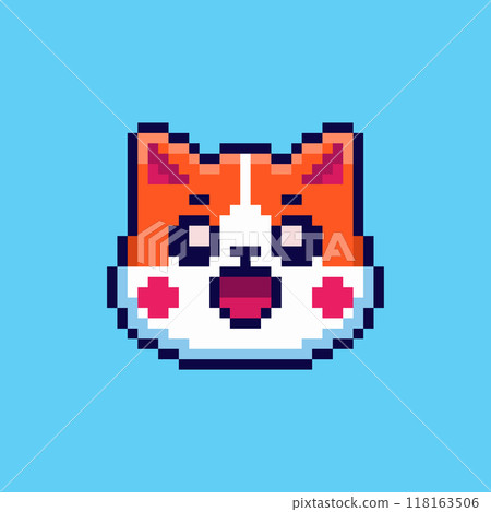 Pixel art cute cat game asset design 118163506