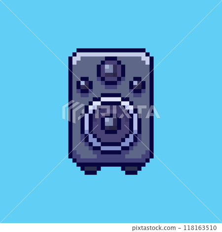 Pixel art speaker design Pixel art speaker design 118163510