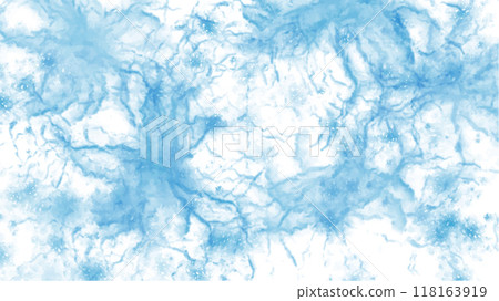 Abstract blue watercolor background.Hand painted watercolor. vector 118163919