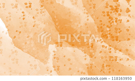 Abstract orange watercolor background.Hand painted watercolor. vector 118163950