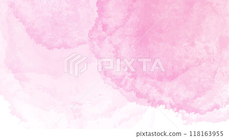 Abstract pink watercolor background.Hand painted watercolor. vector 118163955