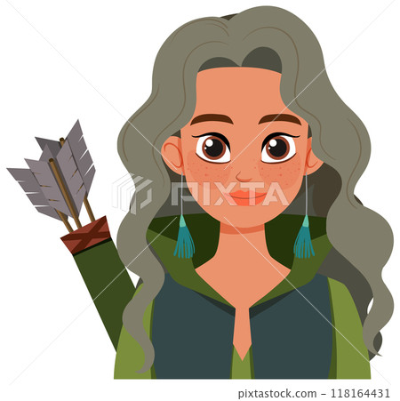 Elf Archer with Quiver of Arrows Elf Archer with Quiver of Arrows 118164431