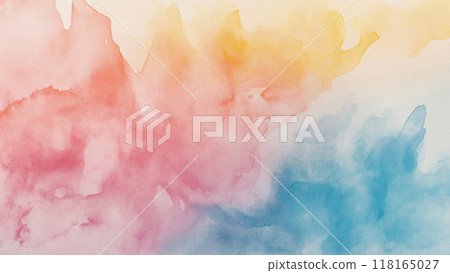 Abstract Watercolor Background with Color Gradients and Textured Surface Abstract Watercolor Background with Color Gradients and Textured Surface 118165027