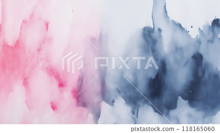 Abstract Watercolor Background with Color Gradients and Textured Surface 118165060