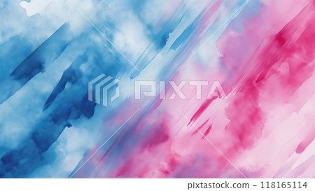 Abstract Watercolor Background with Color Gradients and Textured Surface 118165114