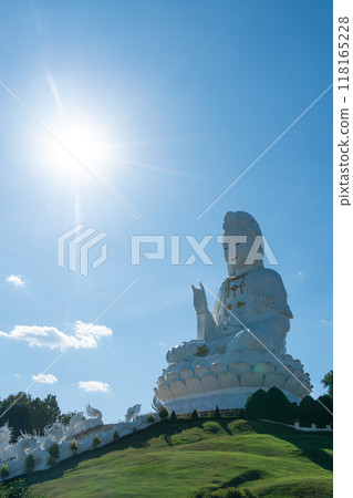 Wat Huay Pla Kang in Chiang Rai, Thailand Wat Huay Pla Kang in Chiang Rai, Thailand 118165228
