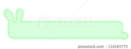 Frame illustration with bunny ears 118165775