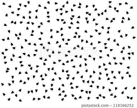 Small cherry blossoms, traditional Japanese pattern, seamless Japanese pattern material, color: black version Small cherry blossoms, traditional Japanese pattern, seamless Japanese pattern material, color: black version 118166252