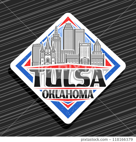 Vector logo for Tulsa Vector logo for Tulsa 118166379