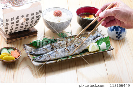 鹽烤秋刀魚 鹽烤秋刀魚 118166449