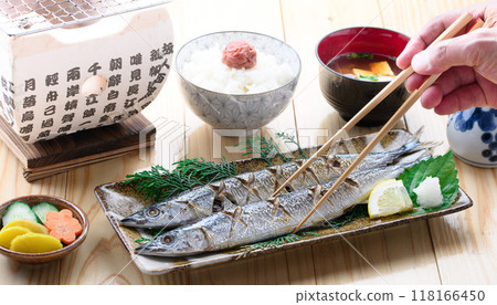 鹽烤秋刀魚 鹽烤秋刀魚 118166450