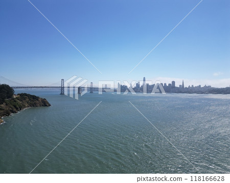用無人機鳥瞰舊金山 118166628