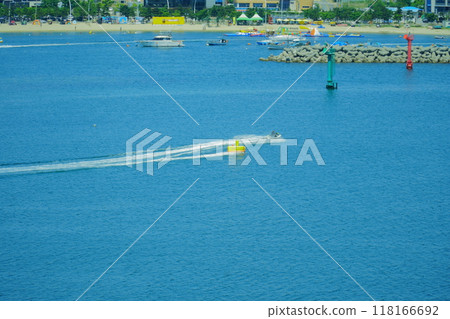 enjoy motorboat riding on the sea enjoy motorboat riding on the sea 118166692