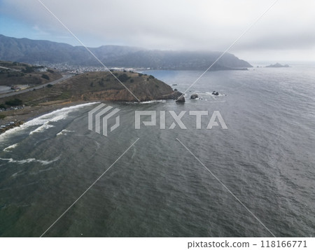 Drone aerial photography of America's Pacific Coast 118166771