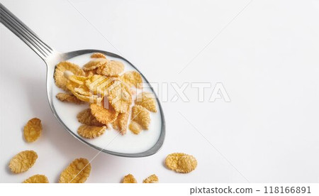 Corn flakes, cereal, food 118166891