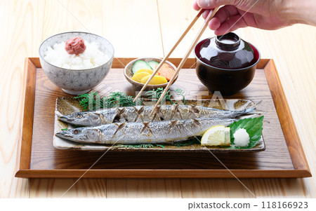 秋刀魚鹽套餐 秋刀魚鹽套餐 118166923