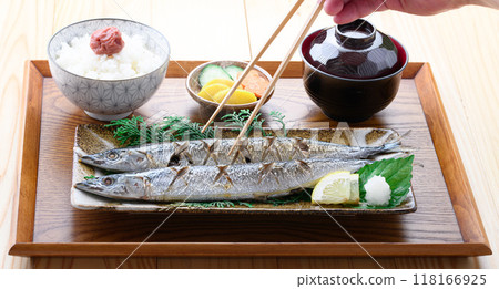 秋刀魚鹽套餐 秋刀魚鹽套餐 118166925