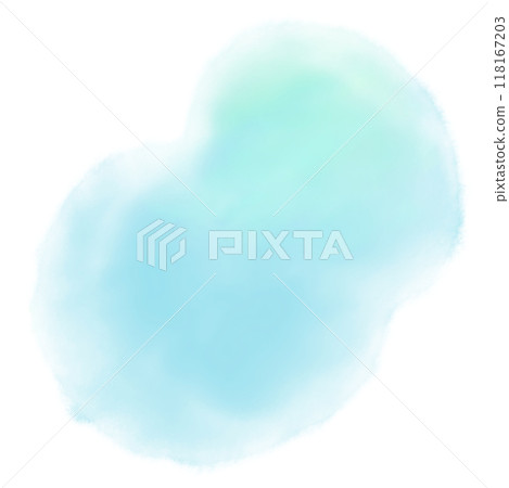 Light blue watercolor-style blurred illustration 118167203