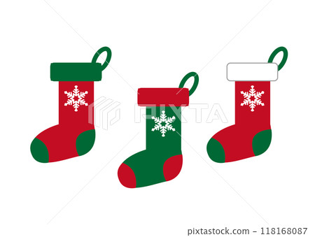 Christmas stocking set Christmas stocking set 118168087