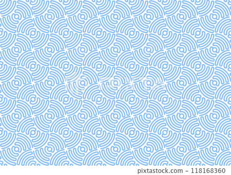Abstract geometric pattern. A seamless vector background. White and blue ornament. Graphic modern pattern. Simple lattice graphic design Abstract geometric pattern. A seamless vector background. White and blue ornament. Graphic modern pattern. Simple lattice graphic design 118168360