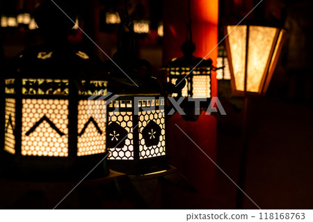 [Nara Prefecture] Kasuga Taisha Shrine, where many lanterns are beautifully illuminated in the darkness of night 118168763