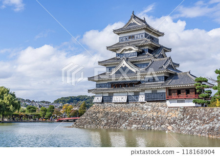 長野縣松本市,國寶松本城,陽光明媚的日子 長野縣松本市,國寶松本城,陽光明媚的日子 118168904