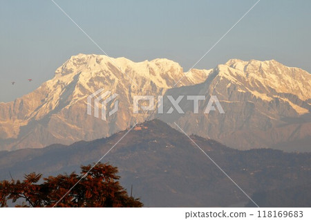 Nepal, Pokhara, Himalayas, Annapurna Range, Annapurna South, Annapurna 1, Sarangkot Nepal, Pokhara, Himalayas, Annapurna Range, Annapurna South, Annapurna 1, Sarangkot 118169683