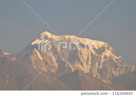 Nepal, Pokhara, Himalayas, Annapurna range, Annapurna 3 peaks Nepal, Pokhara, Himalayas, Annapurna range, Annapurna 3 peaks 118169685